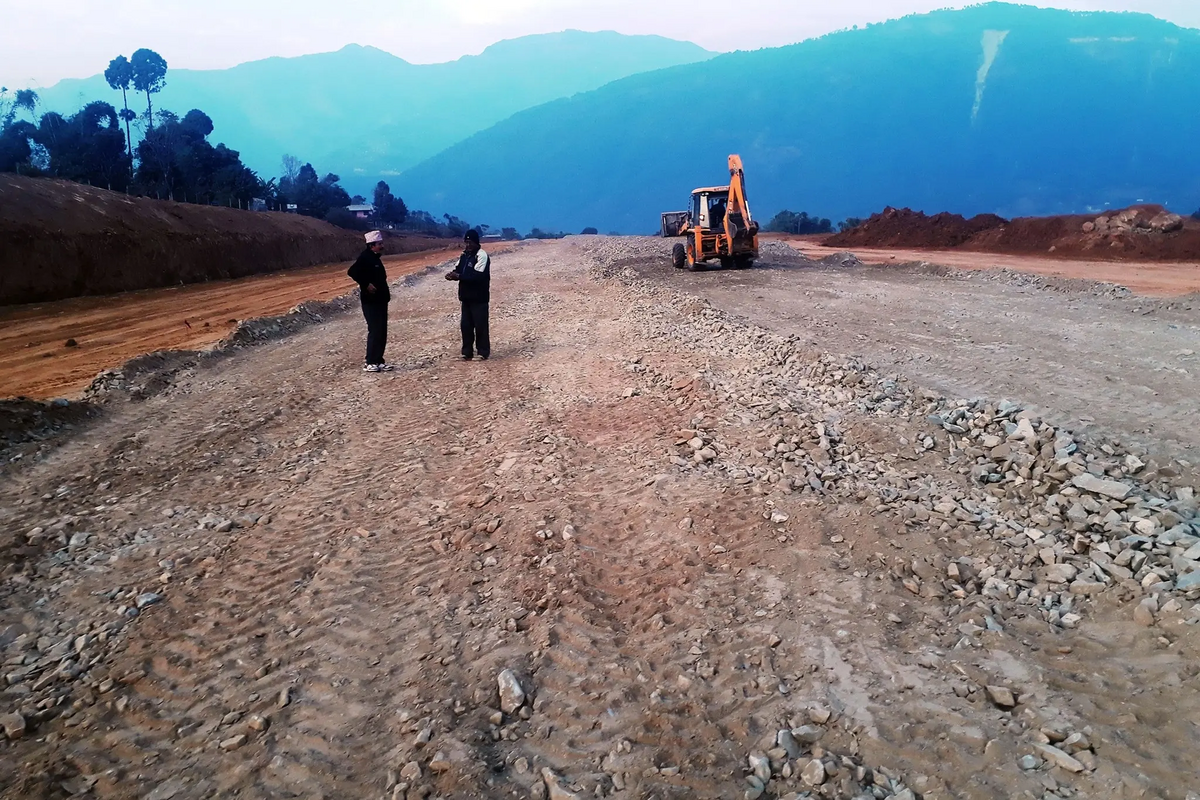 construction-at-baglung-balewa-airport