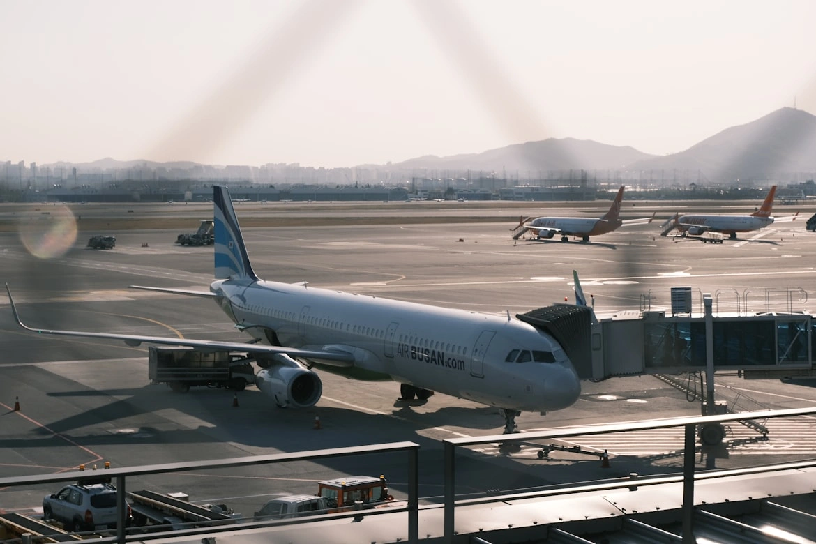 air busan airbus a321 caught fire at gimhae international airport