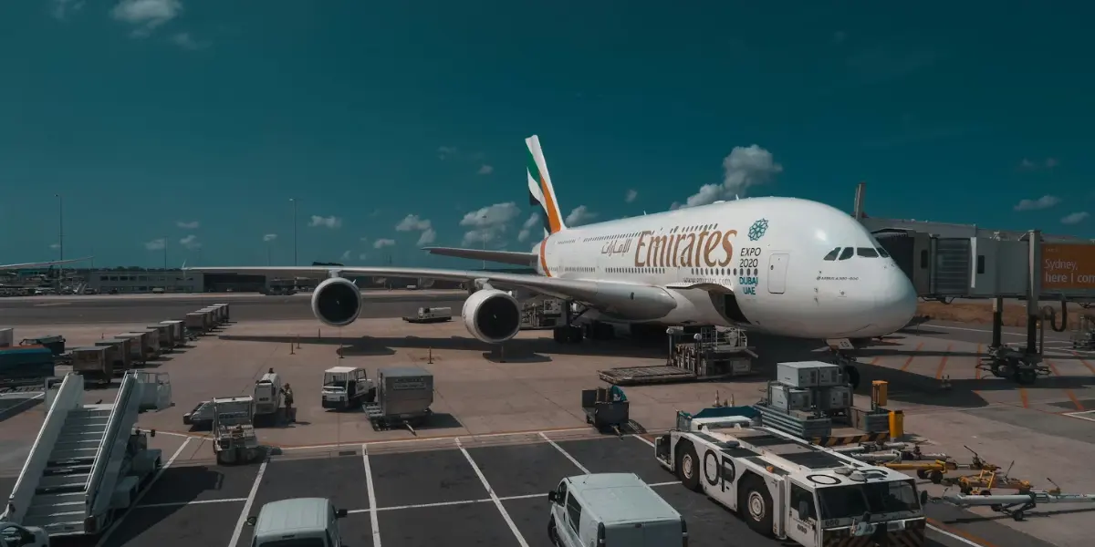 Emirates first class private suite interior with sliding door and luxury amenities onboard A380
