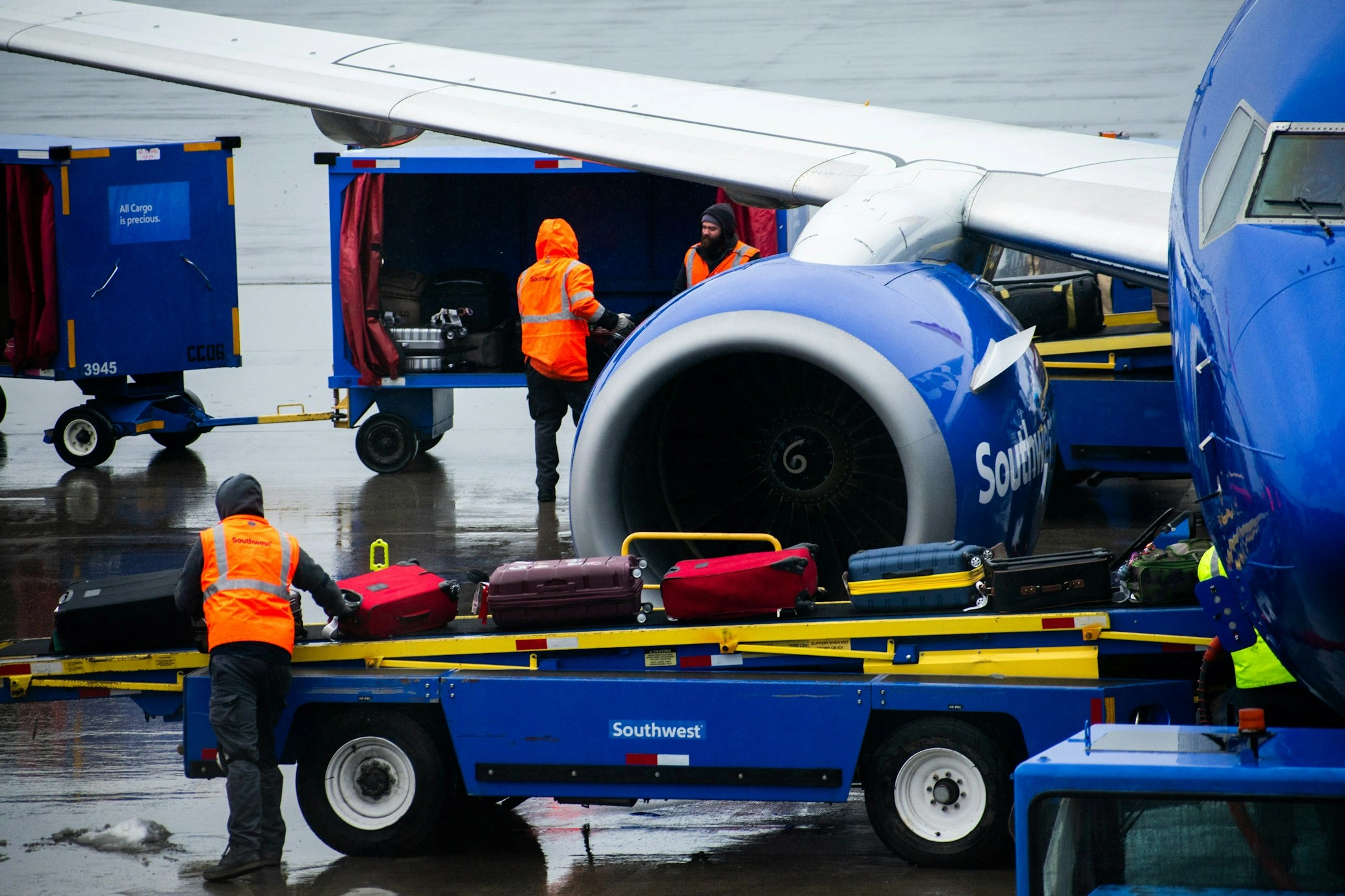 southwest airline workera at albany international airport alb