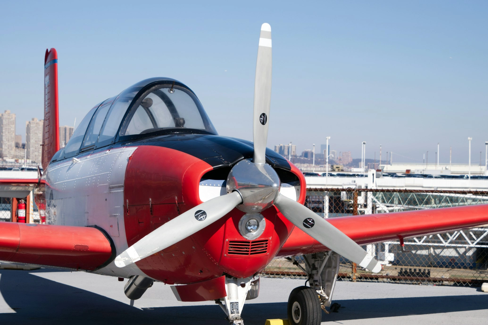 T-34C Turbo Mentor is a single-engine turboprop training aircraft built by Beechcraft in USA