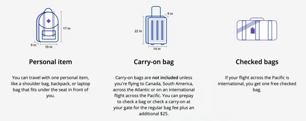united airlines baggage fees and policies