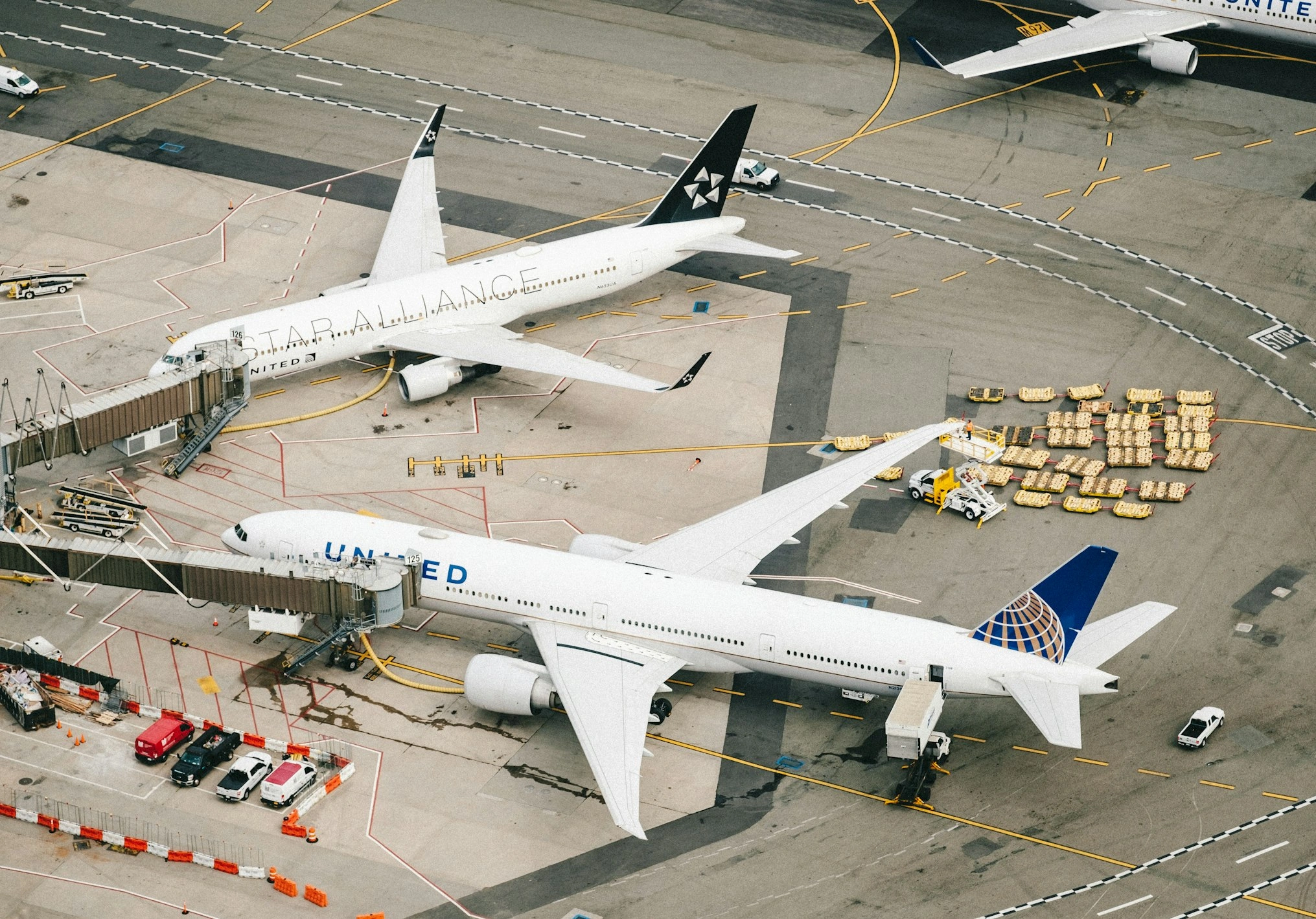 United Airlines Boeing 737 at Newark International Airport USA