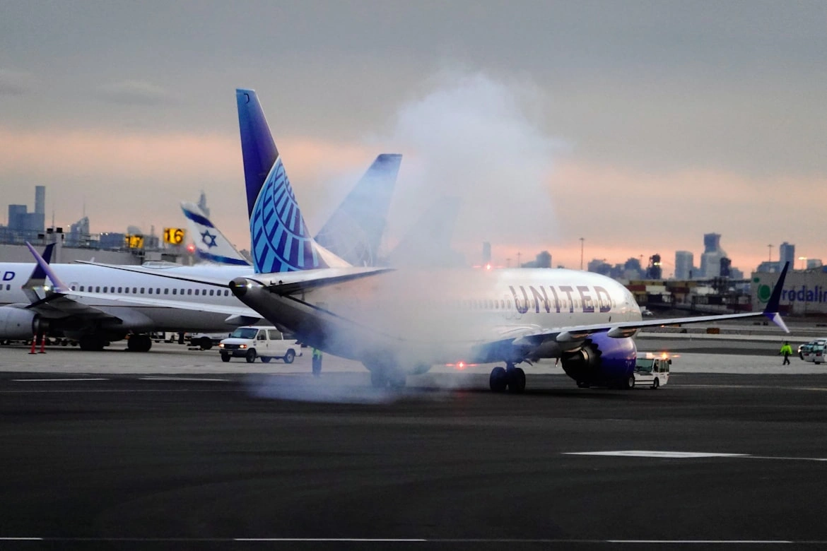 united airlines parked at ewr brewster road newark liberty International airport